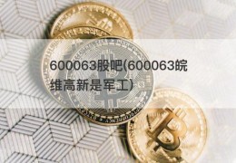 600063股吧(600063皖维高新是军工)