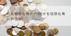 什么证券公司开户好(什么证券公司开户最好)