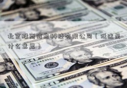 北京股商信息科技有限公司（低迷是什么意思）