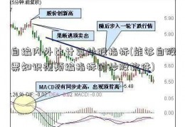 自编内外比计算炒股指标(能够自股票知识视频编指标的炒股软件)