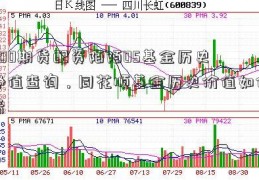 1100期货配资陌陌05基金历史净值查询，同花顺基金历史价值如何看