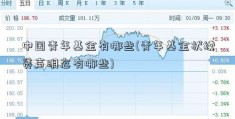 中国青年基金有哪些(青年基金状续贷声明态有哪些)