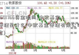 [601766资金流向]中欧基金管理是什么(中欧基金管理有限公司官)