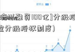 [滴滴拟融资100亿]分级授权(内控分级授权制度)