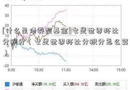 [什么是债券型基金]女足世界杯比分积分（女足世界杯比分积分怎么算）