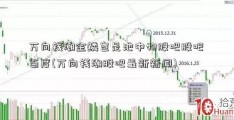 万向钱潮金鳞岂是池中物股吧股吧 百度(万向钱潮股吧最新新闻)