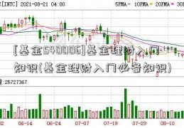 [基金540006]基金理财入门知识(基金理财入门必备知识)