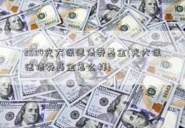 2534光大保德债券基金(光大保德债券基金怎么样)