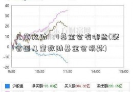 儿童救助1184基金会有哪些(联合国儿童救助基金会捐款)