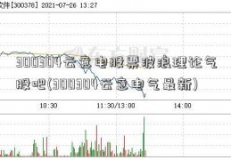 300304云意电股票波浪理论气股吧(300304云意电气最新)