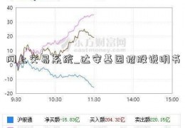 网上交易系统_达安基因招股说明书