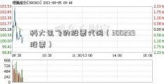 科大讯飞的股票代码（300239股票）