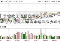 「宁波建工股票行股吧」600167股票宁波建工持有中经云多少股份