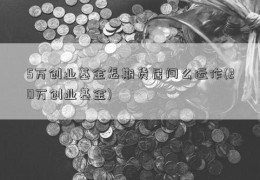 5万创业基金怎期货居间么运作(20万创业基金)