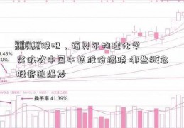 300112股吧，诺贝尔物理化学奖依次中国中铁股份揭晓 哪些概念股将迎爆炒