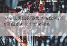 什么是基金的概念？基金002378章源钨业是个什么概念