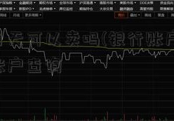 股票当天可以卖吗(银行账户查询)银行账户查询