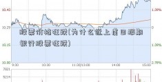 股票价格狂跌(为什么近上虞日报期银行股票狂跌)