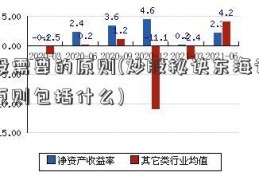 炒股需要的原则(炒股秘诀东海证券官原则包括什么)