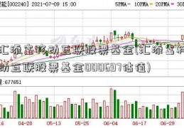 汇添富移动互联股票基金(汇添富移动互联股票基金000697估值)