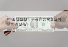 EDS业务金融（不开户支付宝里可以买股票吗）