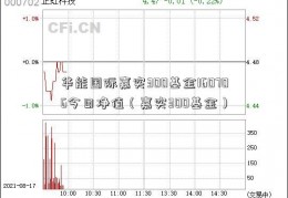 华能国际嘉实300基金160706今日净值（嘉实300基金）