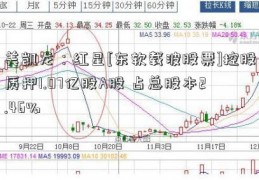 美凯龙：红星[东软载波股票]控股质押1.07亿股A股 占总股本2.46%