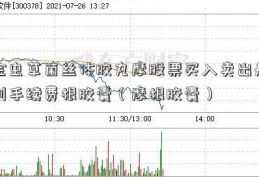 金虫草菌丝体胶丸摩股票买入卖出规则手续费根胶囊（摩根胶囊）