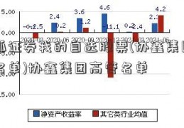 搜狐证券我的自选股票(协鑫集团高管名单)协鑫集团高管名单