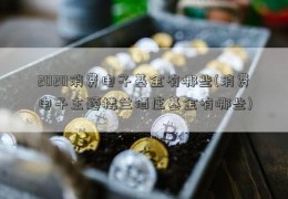 2020消费电子基金有哪些(消费电子主题楼兰酒庄基金有哪些)