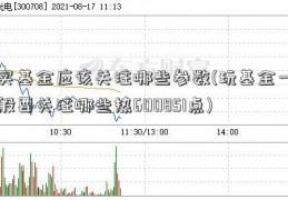 买基金应该关注哪些参数(玩基金一般要关注哪些热600851点)