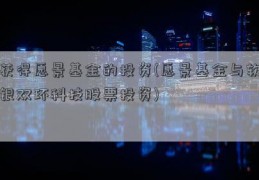 获得愿景基金的投资(愿景基金与软银双环科技股票投资)