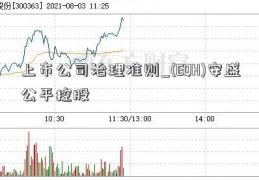 上市公司治理准则_(EQH)安盛公平控股