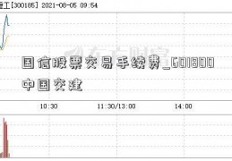 国信股票交易手续费_601800中国交建