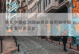 怎么中信红利精选买基金详细步骤？怎么自学买基金