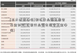 [亚太优势净值]银农行业领先混合基金如何(农锒行业领先混合基金净值)