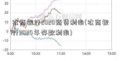 农商银行2020商贷利率(农商银行2024年存款利率)