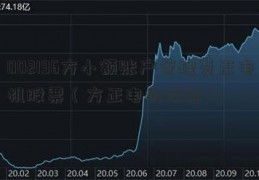 002196方小额账户管理费正电机股票（方正电机股票）