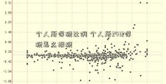 个人所得税比例 个人所2412得税怎么报税