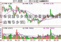 今日黄金多少钱卖(投资界今日黄金一盎司多少钱)