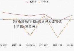 [行业指数]下周a股走势大局已定（下周a股走势）