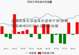 余额宝怎么基金怎么看那个好(余额宝怎股吧600715么看基金份额)