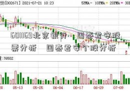 601169北京银行﹝国泰君安股票分析﹞国泰君安个股分析