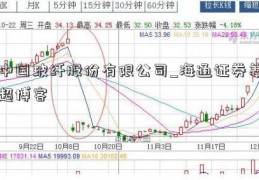 中国玻纤股份有限公司_海通证券姜超博客