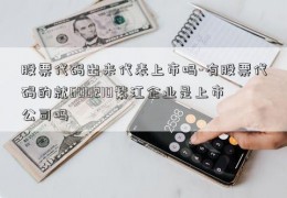 股票代码出来代表上市吗-有股票代码的就600210紫江企业是上市公司吗