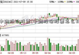 中路股份股票(中路股份股票怎么样)