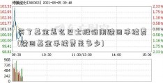 买了基金怎么巴士股份用赎回手续费(赎回基金手续费是多少)