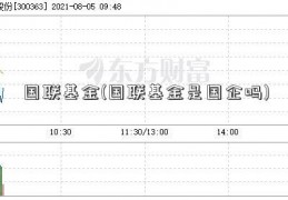 国联基金(国联基金是国企吗)