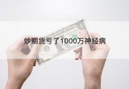 炒期货亏了1000万神经病