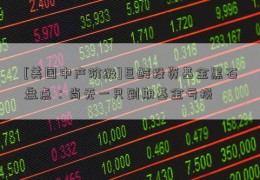 [美国中产阶级]巨鳄投资基金黑石盘点：尚无一只到期基金亏损